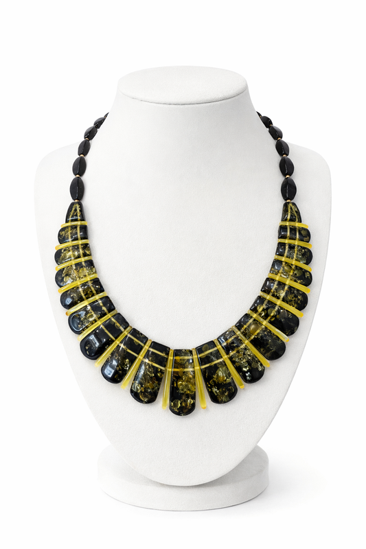 Cleopatra Necklace – Baltic Amber | Handmade