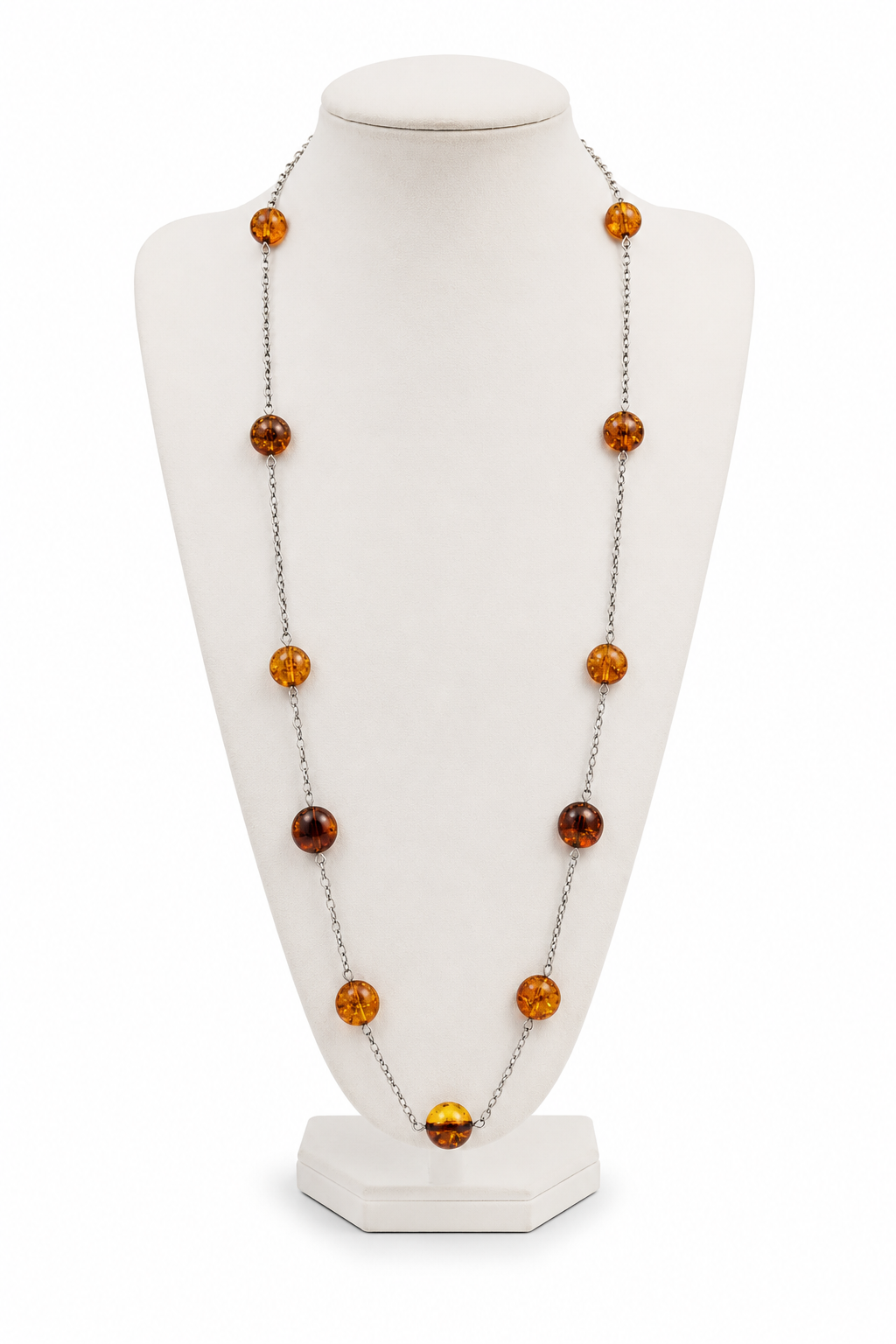 Amber Orbit Necklace