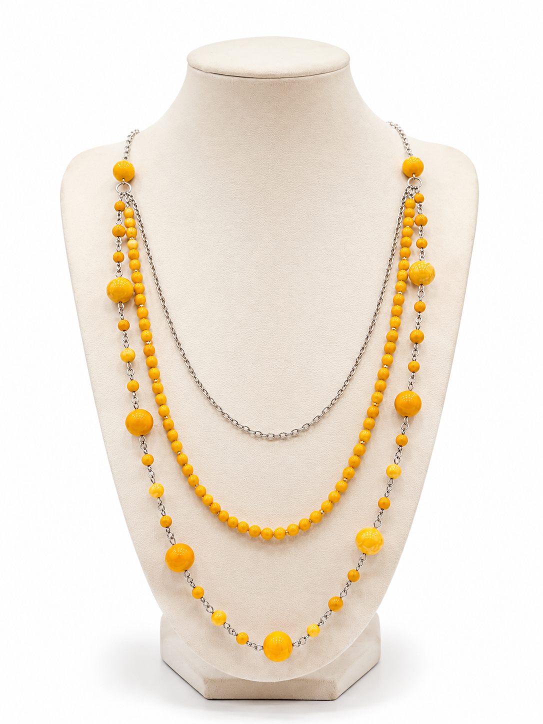 Amber Sphere Necklace