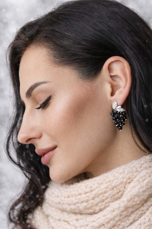 Amber Vineyard Elegance Earrings