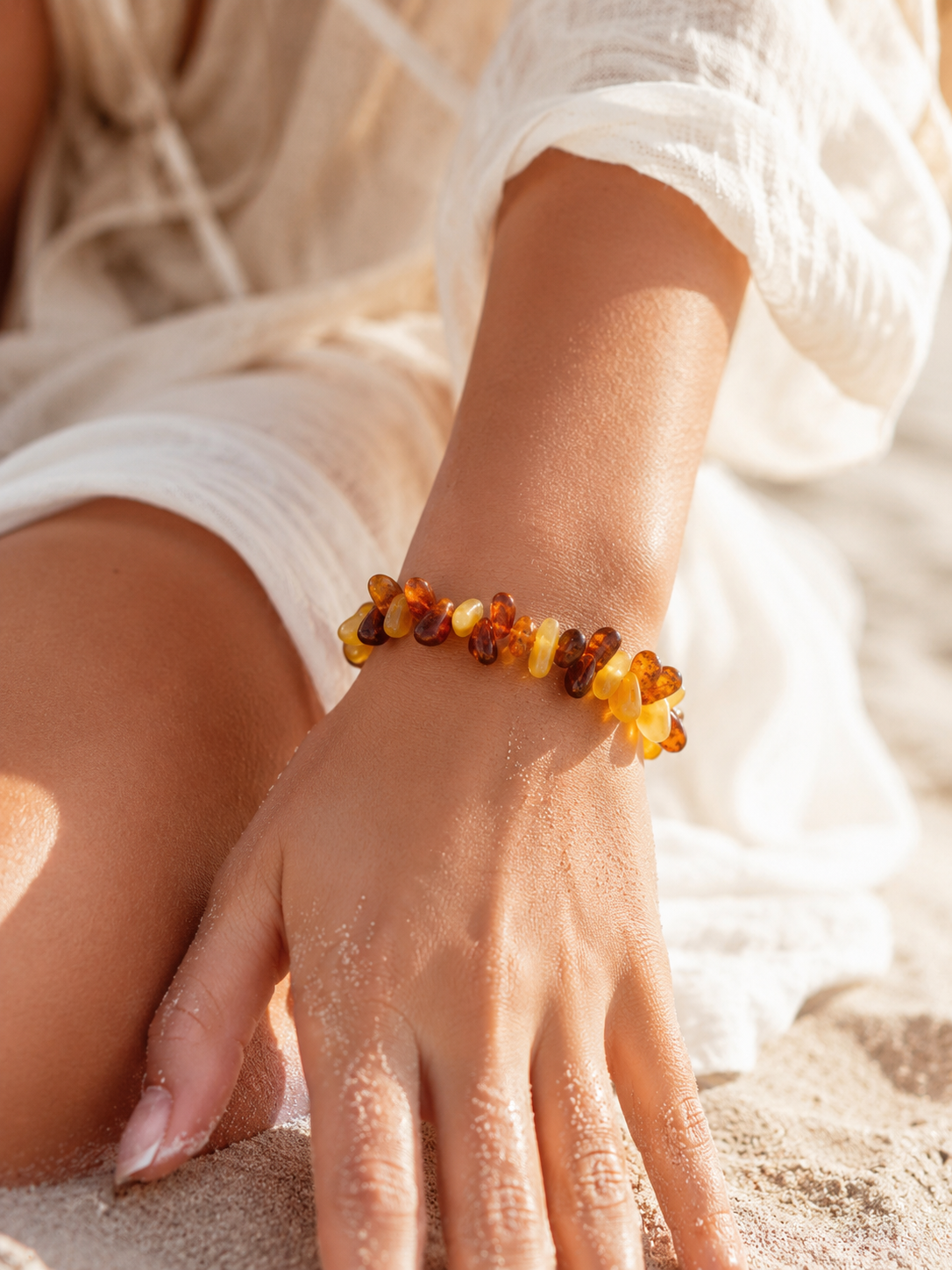One-of-a-Kind Reversible Baltic Amber Pendant