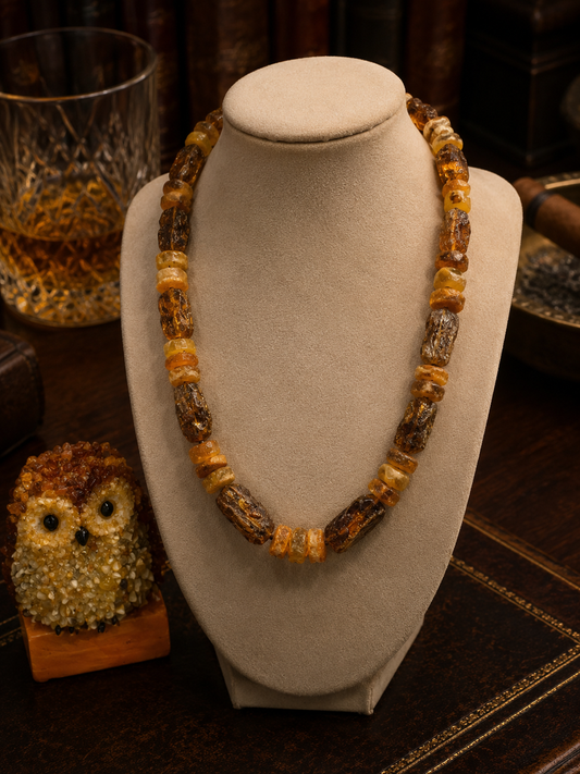 Raw Baltic Amber Necklace