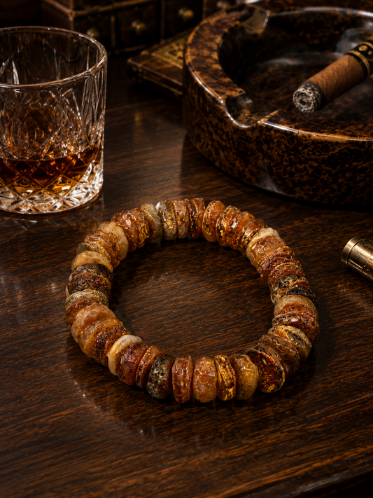Brutal Collection Natural Baltic Amber Bracelet