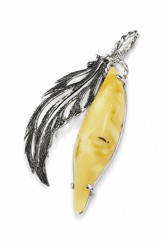 Handmade Baltic Amber Pendant