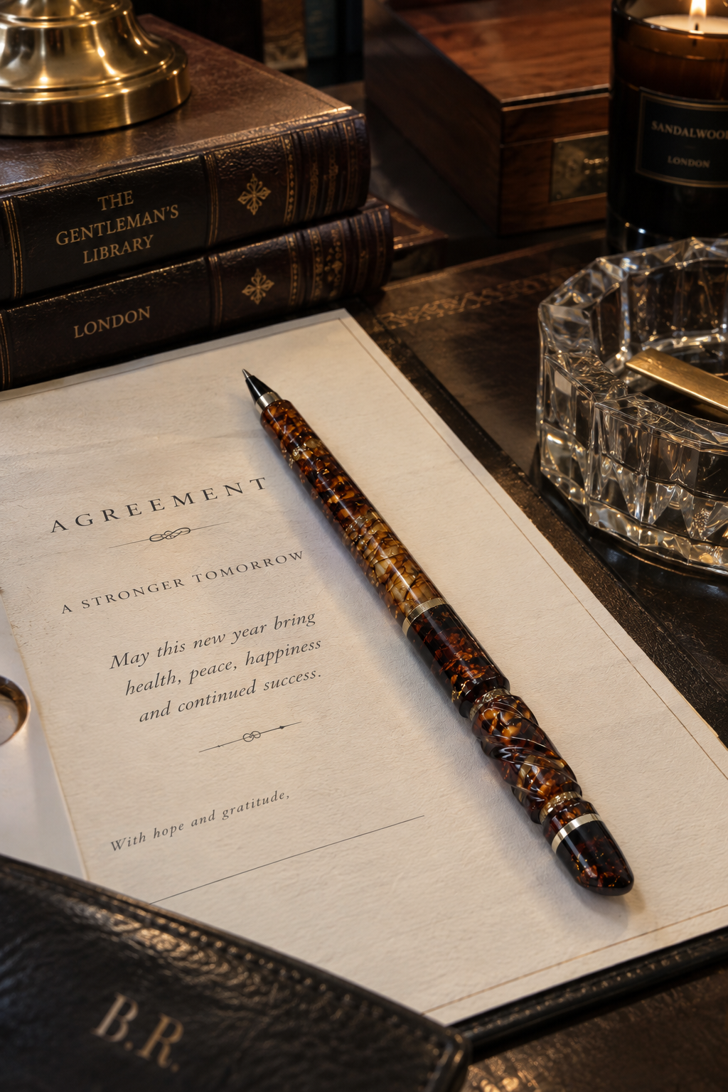 Handmade Baltic Amber Pen