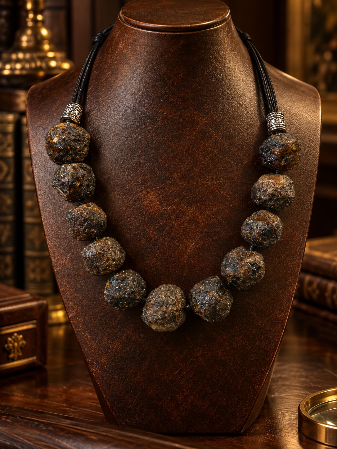 Volcano Collection – Natural Baltic Amber Beaded Necklace