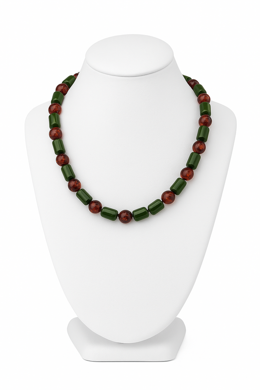 Caribbean Harmony Amber Necklace