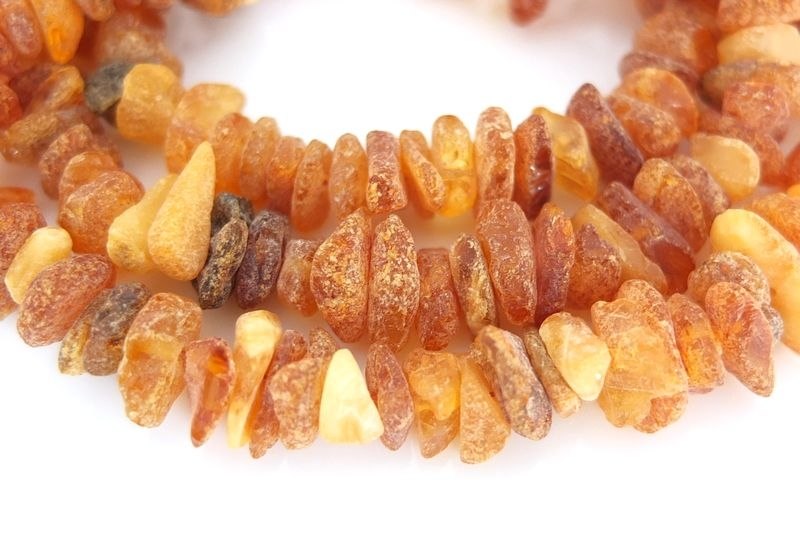 Healing Baltic Amber Necklace – Raw Natural Beads