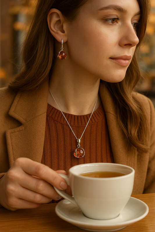 Amber Sphere Set