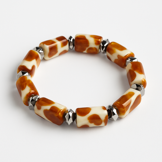 Dalmatian Style Baltic Amber Bracelet