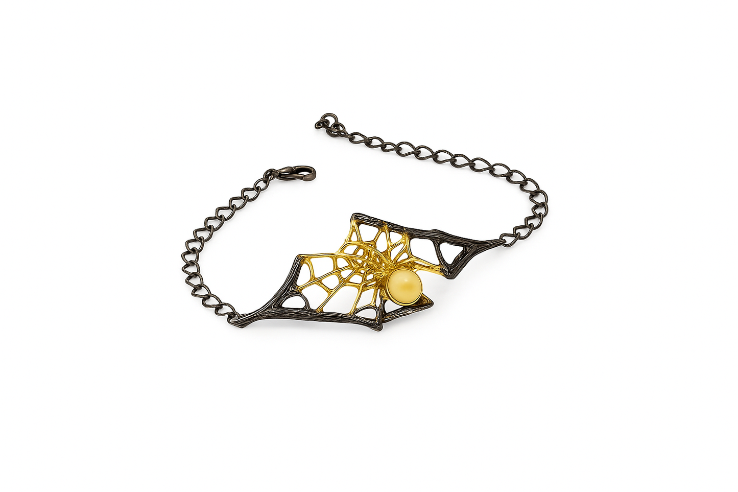 Amber Spider Bracelet