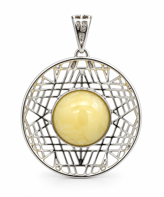 SPHERE — Baltic Amber Pendant