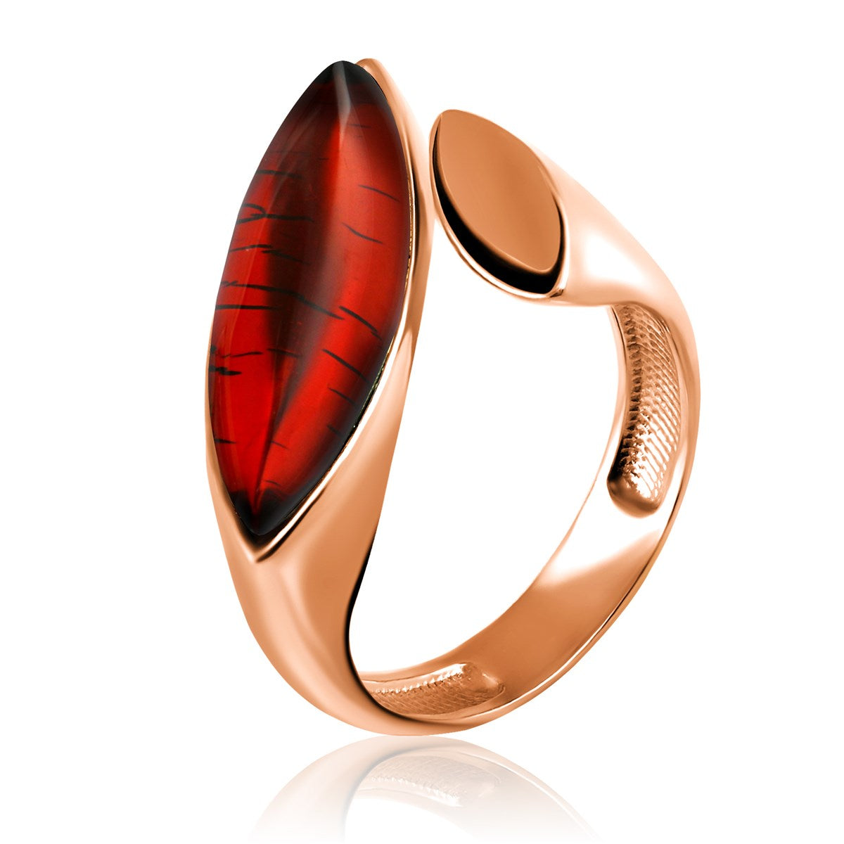Amber Flame Ring