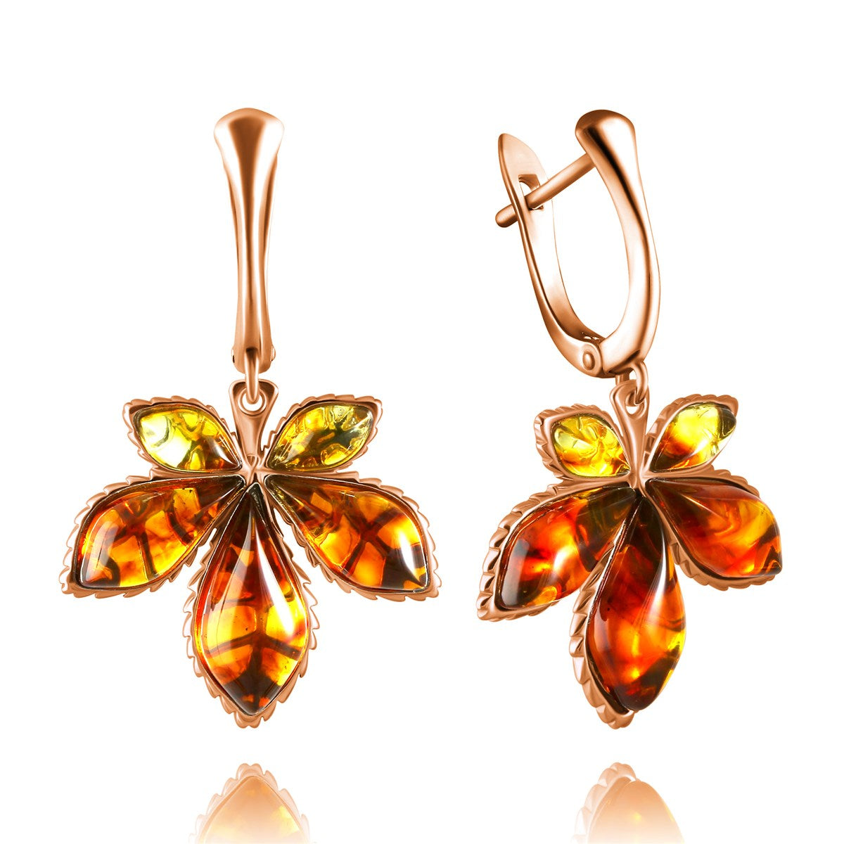 Amber Chestnut Earrings
