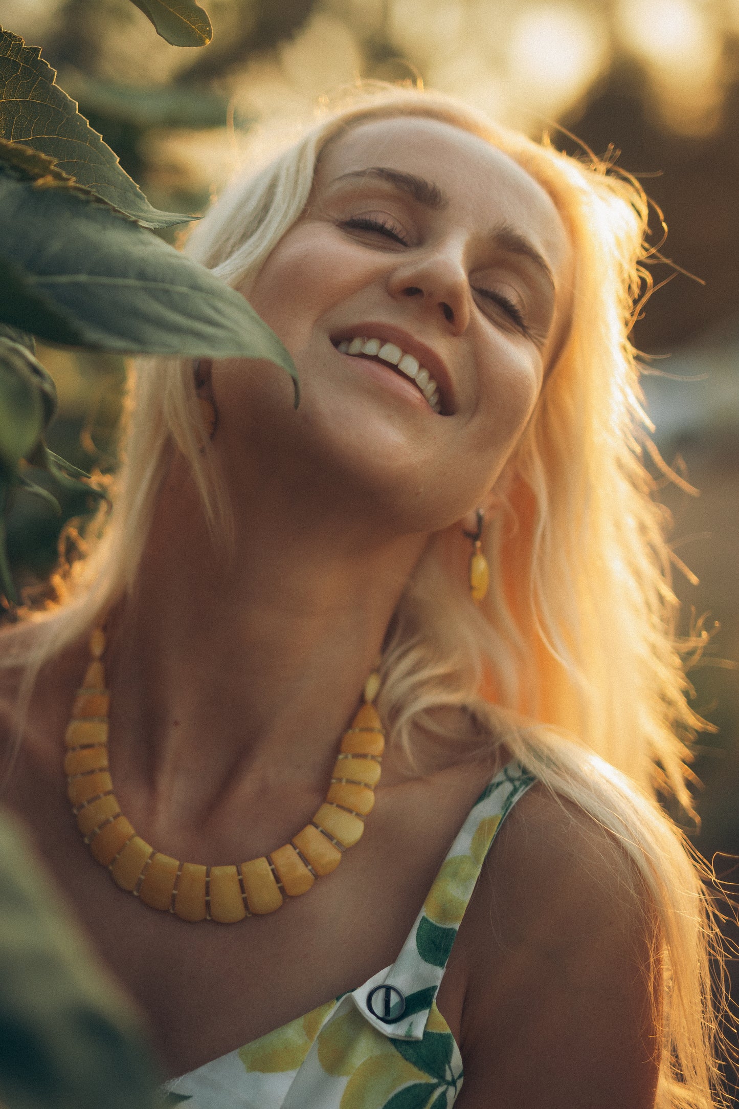 Amber Collar Necklace “Cleopatra”